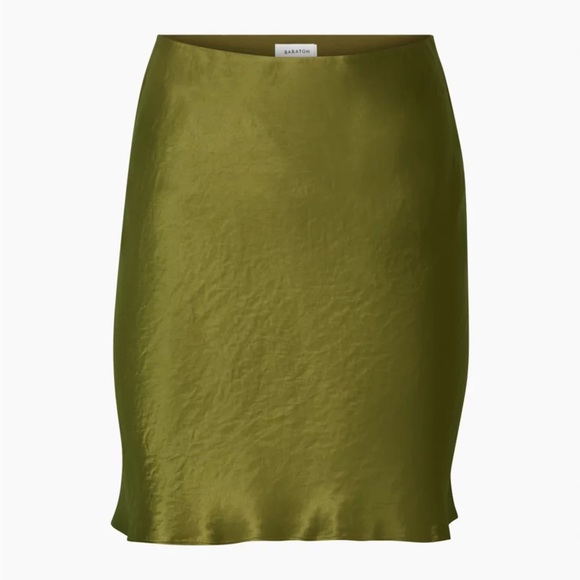 Aritzia Babaton Mini Satin Slip Skirt - Picture 6 of 8